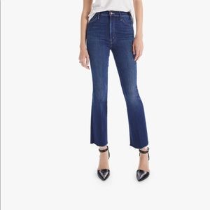 Mother Hustler Ankle Fray Jeans